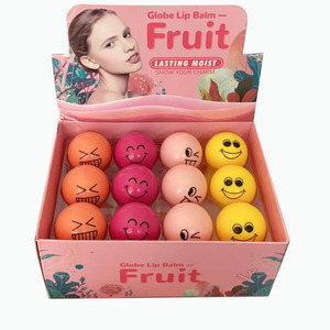 LB03A, venta al por mayor, bálsamo labial cosmético orgánico con sonrisa, bálsamo labial hidratante vegano de alta calidad, Bálsamo labial con sonrisa Natural bonita - Product Image 1