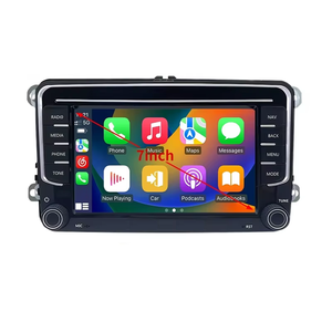 7 "Android 13 Vidéo de voiture pour VW/Golf/Polo/<span class=keywords><strong>Tiguan</strong></span>/Passat/b7/b6/SEAT/leon/Skoda/Octavia GPS Navigation Internet Carplay sans fil - Product Image 2