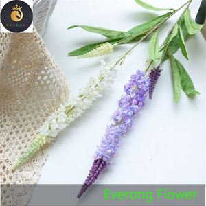 Nuovo arrivo di seta lavanda Veronica High End <span class=keywords><strong>viola</strong></span> fiori bianchi per la festa di nozze decorazione della casa - Product Image 4