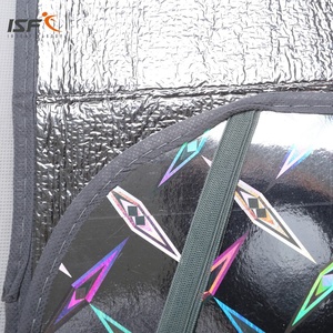 ที่บังแดดหน้ารถยนต์แบบหนาที่บังแดดสำหรับรถยนต์แบบเลเซอร์ทำจากกระดาษแข็ง - Product Image 5