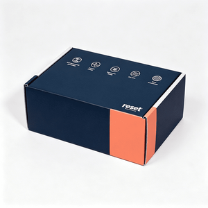 Boîtes d'expédition pliables en carton ondulé personnalisées pour produits de bien-être, emballage écologique pour compléments alimentaires Nano Health - Product Image 2