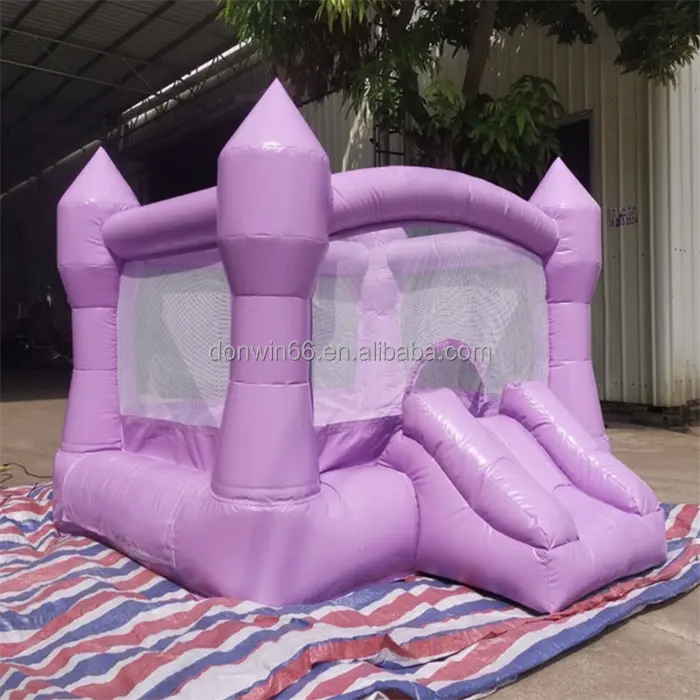 Anime Cartoon Commercial Cheap Backyard Bounce House Outdoor Rental Inflatable Bouncy Castle With Slide For Outdoor Playground