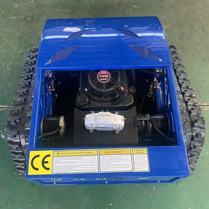 ガソリン駆動自動チェーントラック4-Strockリモートコントロール除草ロボット農場用草をすばやく正確に切断 - Product Image 6