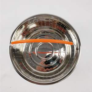 Colador de Cocina, <span class=keywords><strong>Vaporera</strong></span> de Acero Inoxidable 304, Olla Arrocera, Olla a Presión Instantánea, Cesta para Cocinar <span class=keywords><strong>al</strong></span> <span class=keywords><strong>Vapor</strong></span> con Mango de Silicona - Product Image 4