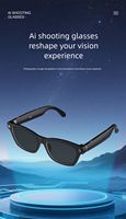 Gafas Inteligentes con IA, Cámara, Control por Voz, Traducción y Música, Gafas AR Inalámbricas con Bluetooth para Hombre y Mujer