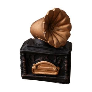 Artesanía de resina ecológica <span class=keywords><strong>Vintage</strong></span>, <span class=keywords><strong>Mini</strong></span> personajes navideños para microescena de paisaje para decoración de habitaciones, accesorios de fotografía - Product Image 1