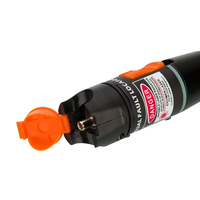 Localisateur Visuel de Défauts (VFL-10) Stylo à Lumière Rouge 10mW Testeur de Câble à Fibre Optique avec Connecteur 2,5mm Jusqu'à 10KM pour Utilisation FTTX