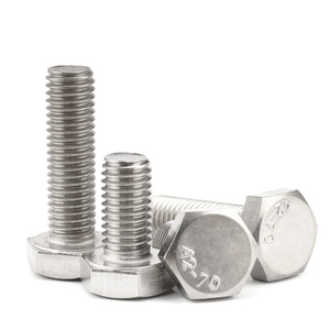 M10 M12 M16 Stainless Steel SS 304 316 316L A2 A4 70 80 Full Half Thread Hex Hexagon <strong>Bolt</strong> and Nut Flat <strong>Spring</strong> Washer DIN933 931 - Product Image 3