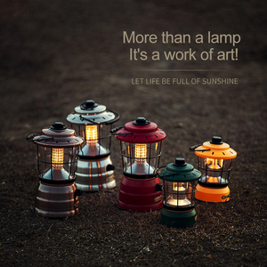 Phong Cách Cổ Điển Xách Tay Thép Không Gỉ LED Treo Đèn Lồng Ipx6 Không Thấm Nước Thay Đổi Độ Sáng Cho Cắm Trại Ngoài Trời Tâm Trạng Môi Đại Lều - Product Image 5