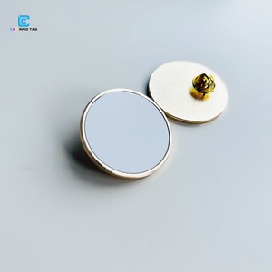 <span class=keywords><strong>Tarjeta</strong></span> NFC Redonda <span class=keywords><strong>de</strong></span> Metal, Etiqueta NFC en Blanco Anti-Metal RFID para Identificación <span class=keywords><strong>de</strong></span> Empleados, Tarjetas <span class=keywords><strong>de</strong></span> Visita, Regalos y Recuerdos - Product Image 2