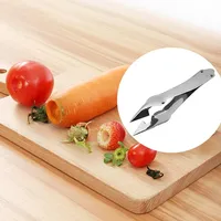 Couteau de cuisine en acier inoxydable Gadget New Pineapple Slicer Cutter Strawberry Huller Fruit Peeler Pinces Slicer Ananas pour métal