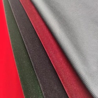 Vente directe d'usine 100% polyester flocage velours tissu en gros