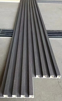 Panneaux décoratifs cannelés pour chambre à coucher, grille en fibre de bambou, panneau en plastique WPC pour l'intérieur de la maison