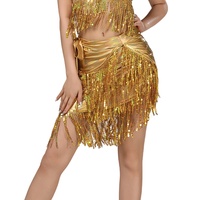 Toalla de cadera con lentejuelas y flecos para danza latina, toalla con flecos para danza del vientre, cadena para la cintura, toalla vibratoria, falda de baile, charol