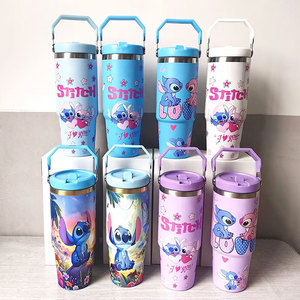 Mini Tumbler Kawaii per <span class=keywords><strong>Bambini</strong></span> con Manico e Cannuccia, <span class=keywords><strong>Borraccia</strong></span> Termica Isolata per Studenti, Bottiglia d'Acqua Portatile per <span class=keywords><strong>Bambini</strong></span> - Product Image 5