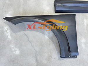 Kit carrosserie XLstyling pour conversion de voiture, pare-chocs avant et arrière en FRP, kit large carrosserie en fibre de carbone pour Benz <span class=keywords><strong>W204</strong></span> <span class=keywords><strong>C63</strong></span> 07-14 - Product Image 4