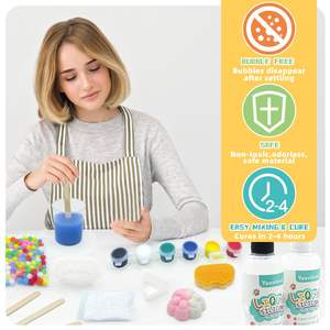 Perlengkapan Pembuatan Squishy Taba DIY Set Squishy Gel Cair Cakar Kucing Karet Silikon Super Lembut Perlengkapan Pembuatan Mainan Edukasi Hiburan - Product Image 4