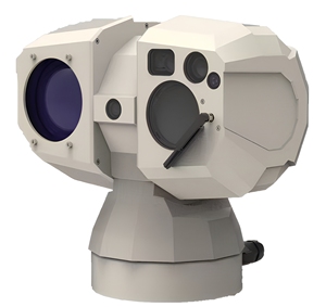 Caméra EO PTZ multispectrale |   Module thermique fixe 100 mm + module visible 46x + laser 500 m pour la chasse / bateau marin |   Stabilisateur gyroscopique - Product Image 2