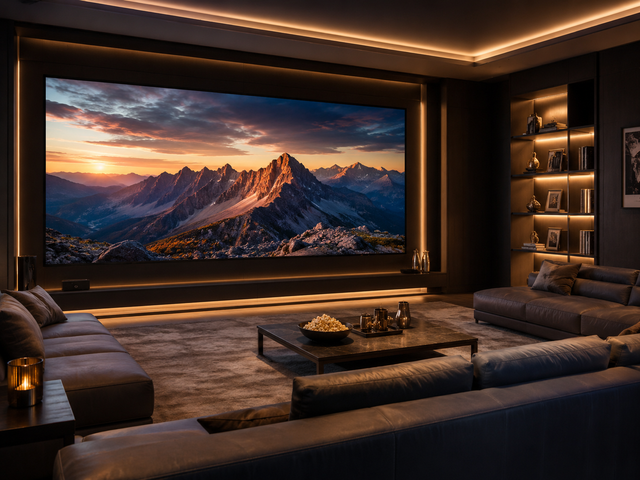 COB P1.56 P1.25 Indoor Micro LED Display Screen for Home Theater Cinema Giant Video Wall Panel High Brightness 4K 8K Ultra Thin