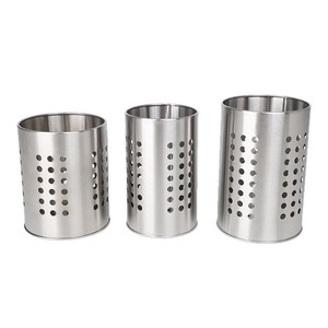 <span class=keywords><strong>Youze</strong></span> Chengxuan Support à baguettes en acier inoxydable non pliable, Conteneur de rangement multifonctionnel avec égouttoir, Cage à baguettes - Product Image 5