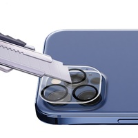 Protecteur d'écran en verre pour lentille de caméra de téléphone portable ultra-mince à couverture complète pour iPhone série 15