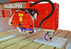 Hualong máy móc 2025 5 trục CNC đá Máy cắt HKNC-450 + Ý hệ thống điện trục chính khắc chính xác động cơ lõi - Product Image 4
