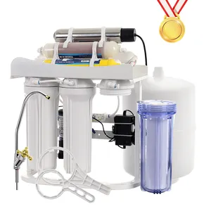 Adjust TDS 3.5L Water Tank Supply Mineral Alkaline Purified Water 8 Stage RO Water System Reverse Osmosis With Faucet