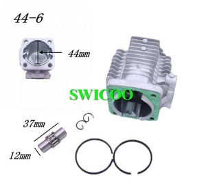 SWICOO Offre Spéciale <span class=keywords><strong>Cylindre</strong></span> et <span class=keywords><strong>Piston</strong></span> Moteur <span class=keywords><strong>2</strong></span> <span class=keywords><strong>Temps</strong></span> 44-6 de Haute Qualité pour VTT, <span class=keywords><strong>Scooter</strong></span> et Pocket Bike 49cc 50cc - Product Image 2
