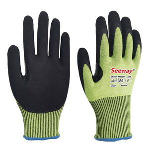 Seeway TDM-F ANSI A6/EN388 Certified 13-Gauge Cut Resistant Mechanic Protection <strong>Gloves</strong> Nitrile Coating Abrasion/Tear/Puncture - Product Image 1