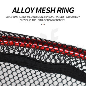 Saltwater Aluminum Alloy Landing <strong>Net</strong> Portable Lightweight Fishing <strong>Net</strong> Rubber Coated <strong>Fine</strong> <strong>Mesh</strong> <strong>Fish</strong> Catching <strong>Net</strong> - Product Image 4