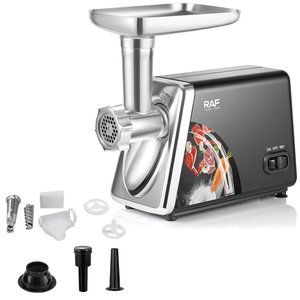 <span class=keywords><strong>Tritacarne</strong></span> RAF Potente da 2500W con Due Impostazioni di Velocità, Parti Rimovibili, Lame in Acciaio Inox e Cassetto Portaoggetti - Product Image 2