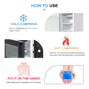 Commercio all'ingrosso riutilizzabile Pack di ghiaccio caldo freddo forma di rettangolo Gel flessibile per la terapia lesioni congelatore Pack di ghiaccio - Product Image 5