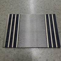 Panneau mural en PVC PS imperméable et personnalisé pour décoration intérieure avec persiennes au charbon de bois à prix d'usine