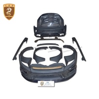 Kit de carrosserie pour volkswagen Frp, pare-chocs avant, larges ailes évasées, Style aspac, Kit de carrosserie