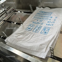 Machine de remplissage et d'ensachage automatique de poudre de qualité alimentaire de 25-50 kg, contrôlée par PLC, pour farine, blé, manioc, avec sacs en papier/plastique