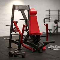 Presse pectorale verticale professionnelle en acier à charge libre avec fonctions de sécurité – Machine de traction puissante pour salle de sport
