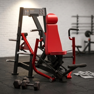 Presse pectorale verticale professionnelle en acier à charge libre avec fonctions de sécurité – Machine de traction puissante pour salle de sport - Product Image 1