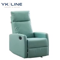 Nouvelle conception, style européen moderne, fauteuil en cuir à dossier large, fauteuil manuel pour une personne, utilisation dans le salon