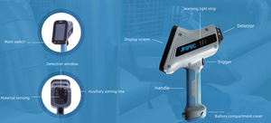 고정밀 휴대용 XRF 분광분석기 금속 합금 성분 직접 측정기 - Product Image 6