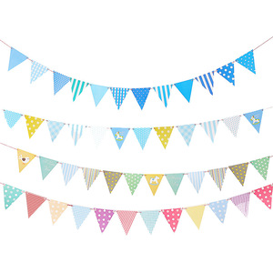 2024 Hot Selling Banner Printing Custom <b>Bunting</b> Flag With Vivid Color and Design for Event Decoration - Product Image 1