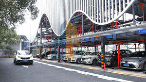 Système de stationnement de voitures Dayang PCS Puzzle Car Parking System, <span class=keywords><strong>garage</strong></span> hydraulique à 4 poteaux avec une capacité de 2350 kg et accès par carte LCD/<span class=keywords><strong>ID</strong></span> - Product Image 5