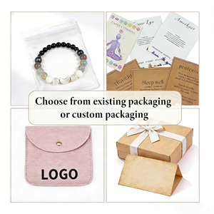 Pulsera Minimalista de Piedra Natural con Forma de Luna, Joyería de Ónix Negro y Piedra Lunar para Uso Diario y Regalo del Día de la Madre - Product Image 3