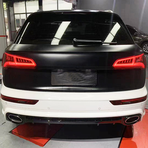 Nouveau pare-chocs arrière Audi Q5 2018-2020 avec découpes pour feux de brouillard, kit de protection de carrosserie pour mise à niveau et rétrofit - Product Image 2