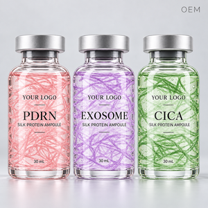 Ampoule de soin visage à la protéine de soie, essence 30ml, formule personnalisée, marque privée, OEM, ODM, vente en gros en vrac, soins de la peau - Product Image 6