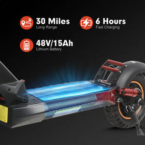 Parte Alta velocidad 10Ah 15Ah 40-45 Mile Use 48V Potente Fast Off Road E Scooters eléctricos portátiles para adultos - Product Image 4