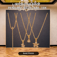 Collier pendentif en acier inoxydable plaqué or 18 carats Gaovo, étanche, anti-oxydation, avec fleur en zircon, cadeau tendance pour femmes