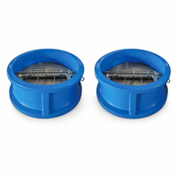 Clapet anti-retour à double plaque en fonte ductile pour conduite d'eau de protection incendie