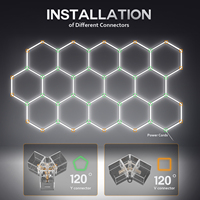 Lumière de travail LED en forme de nid d'abeille à haute luminosité 420W 6000K pour les centres de detailing automobile, les garages de réparation