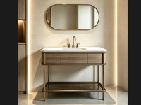 Console de maquillage de luxe pour chambre d'hôtel, style antique, design classique, tendance 2027