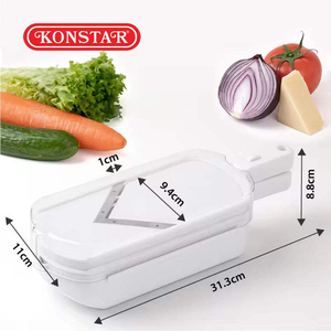 Facile à utiliser et à nettoyer, ensemble de trancheurs réglables au design compact, outil de découpe de légumes - Product Image 3